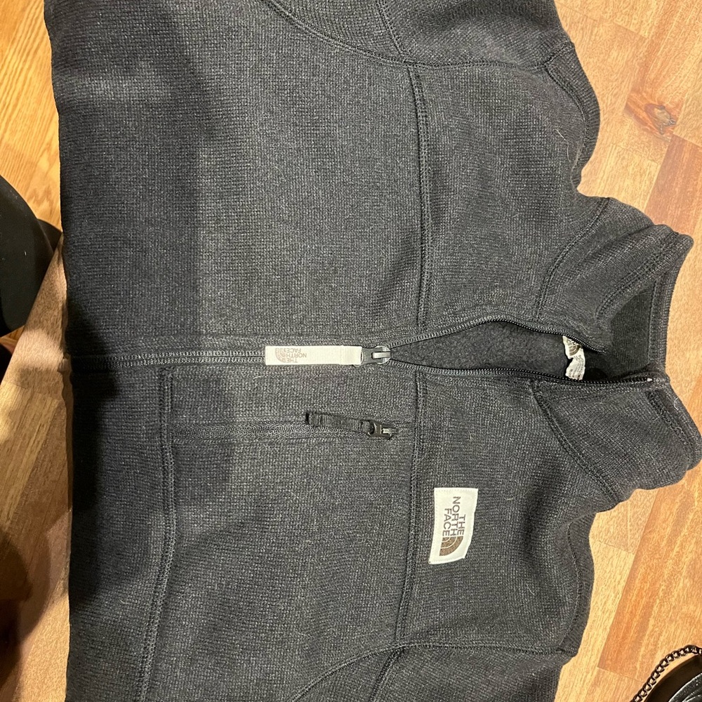The North Face Charcoal Zip-Up Jacket